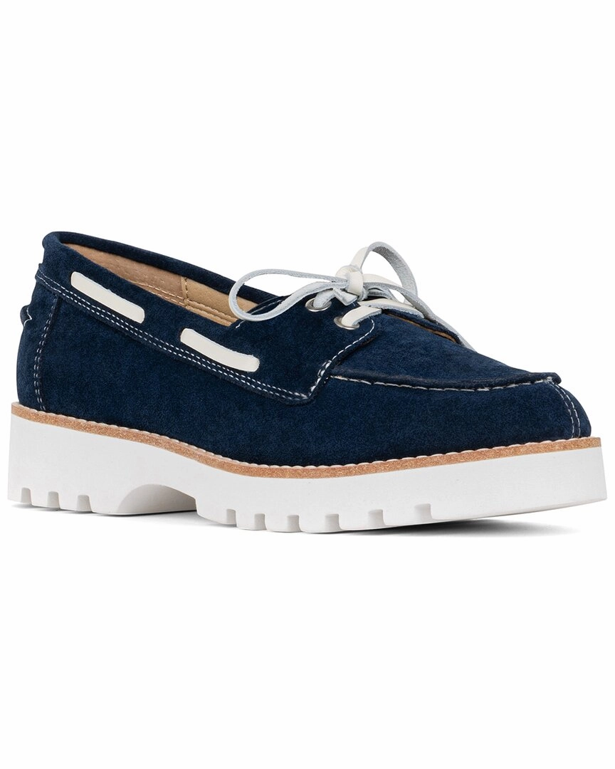 Gentle Feel Donald Pliner Harlie02 Suede Lug Bottom Boat Shoe