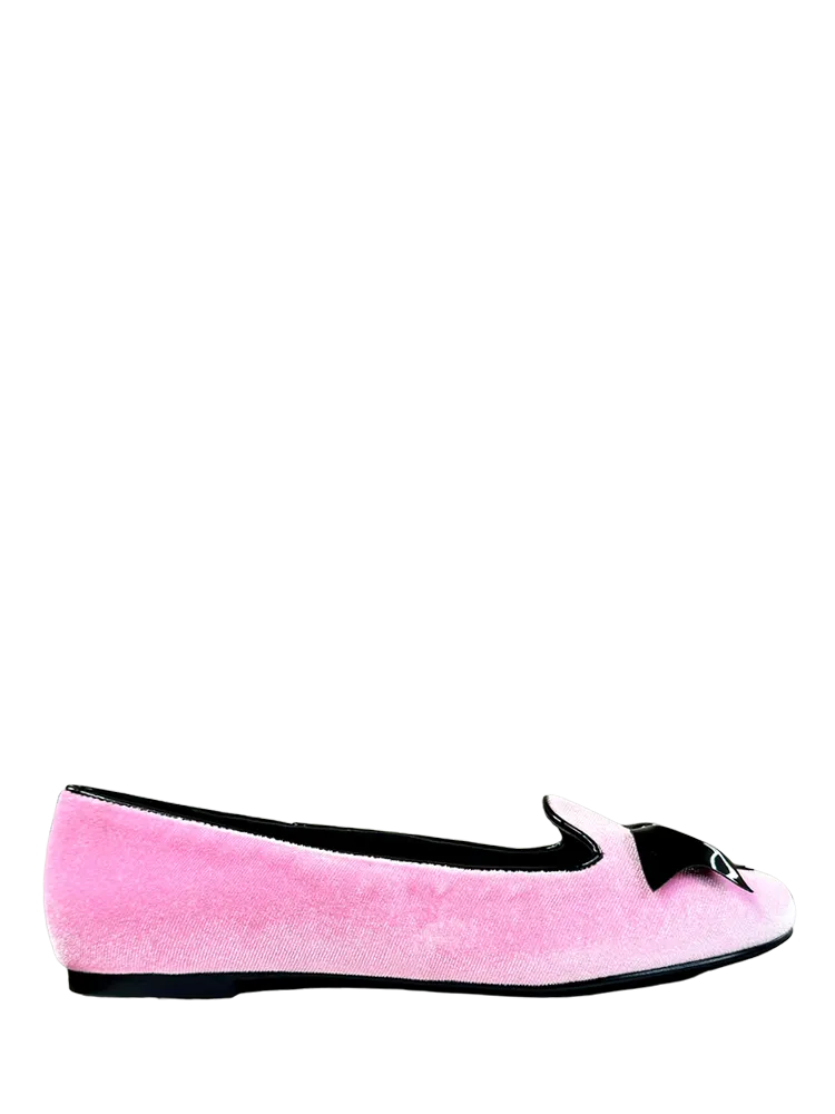 Peace Glow LYDIA SKULL BAT - PINK VELVET