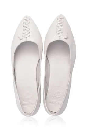 Rhodes Pointy Ballet Flats Perfect Cushioning Tide Glow