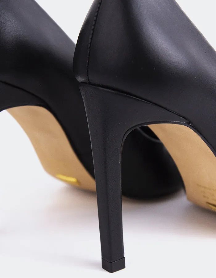 Vintage Vibe Ritieli Black Leather