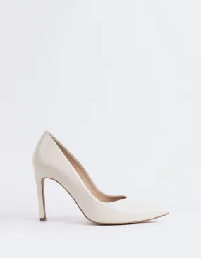 Ritieli Off White Naplack Casual Heels