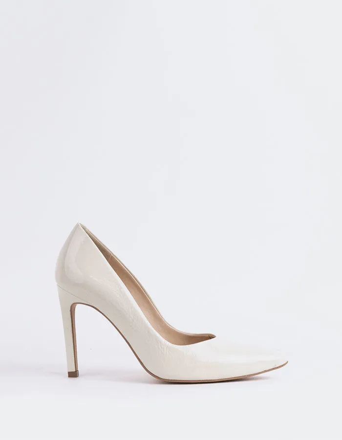 Ritieli Off White Naplack Casual Heels