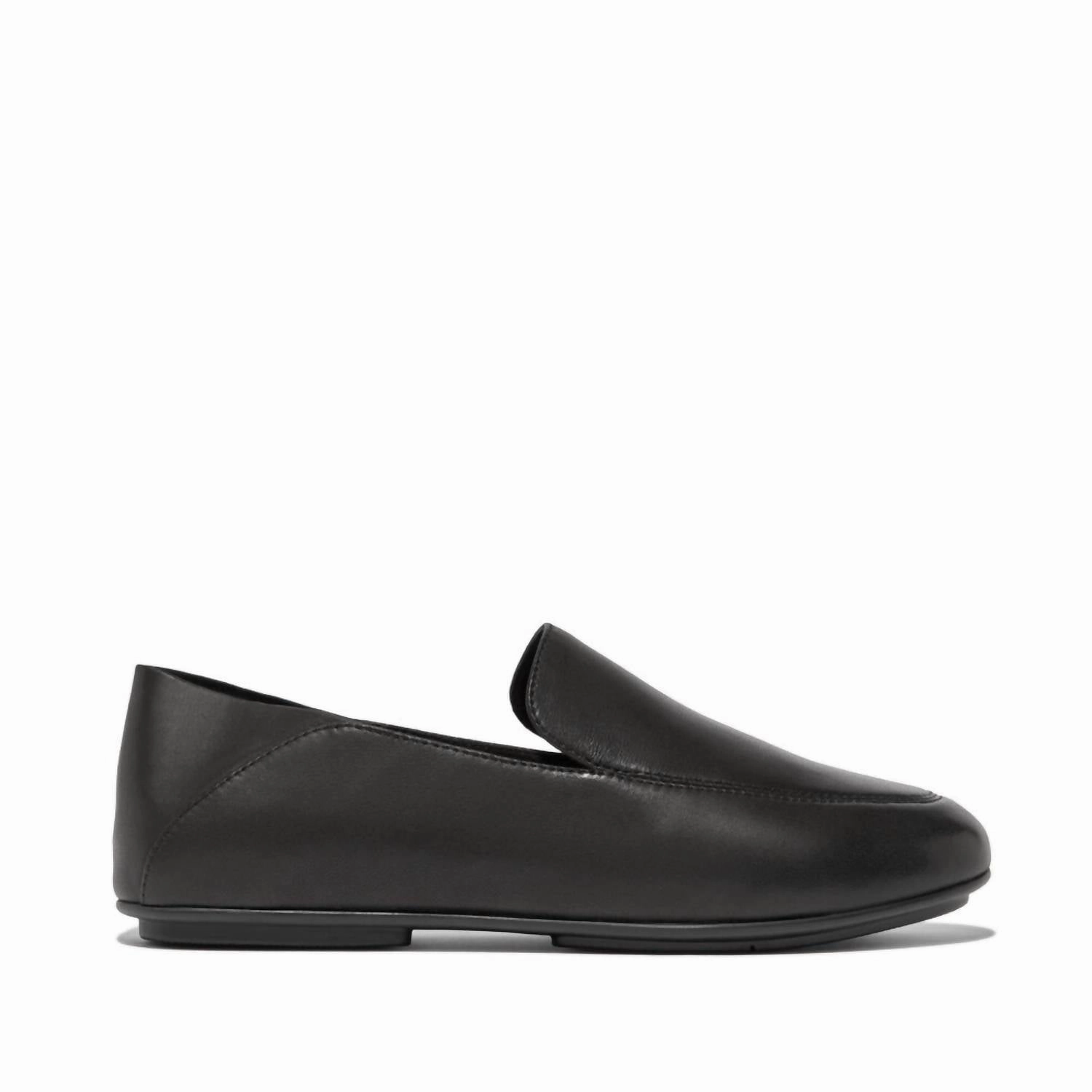 Comfortable Movement Allegro Leather Cali Loafer In Black
