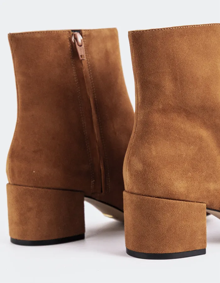 Rozalie Cognac Suede Winter Footwear Urban Life