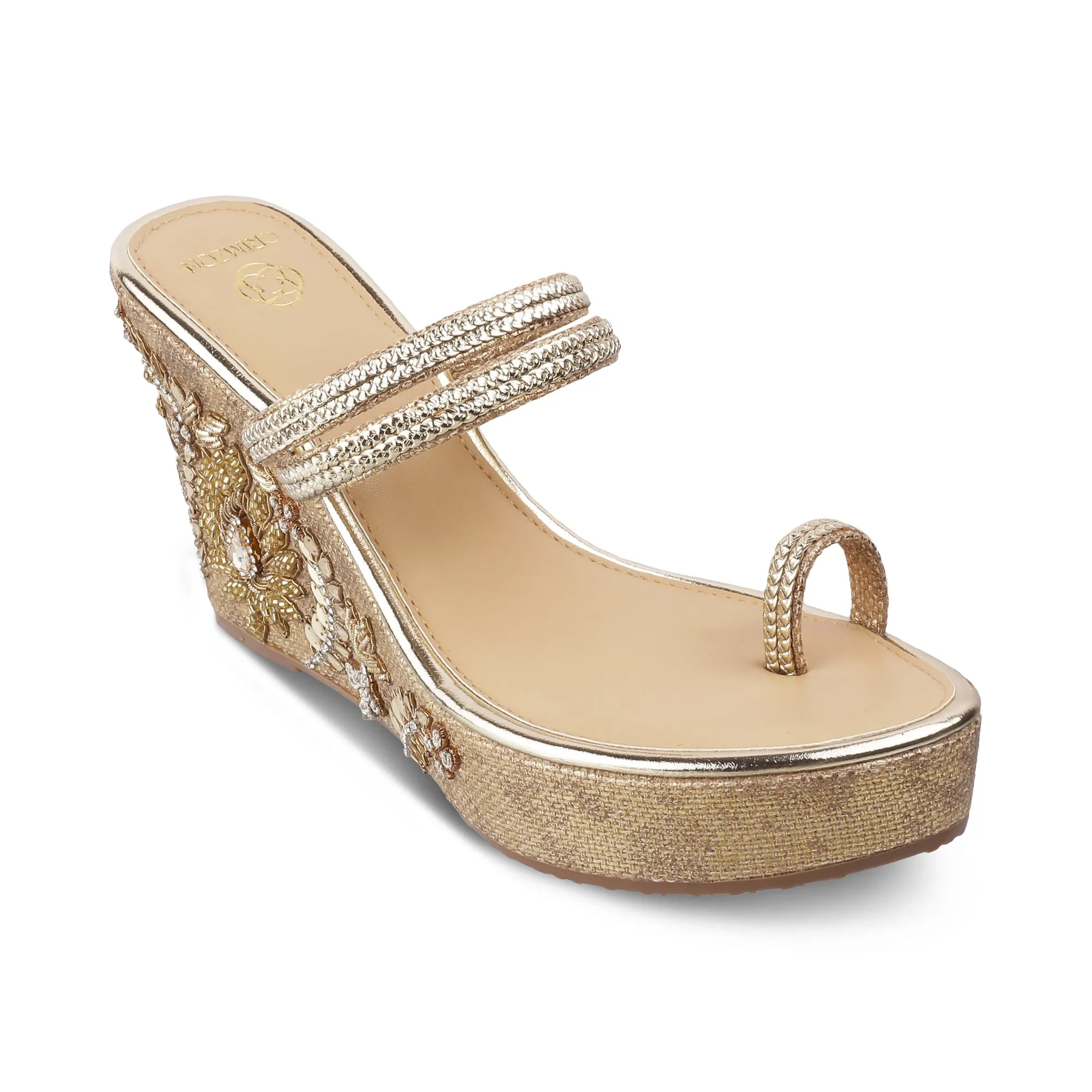 Cozy Fit SHAIZA- EMBROIDERED KOLHAPURIS