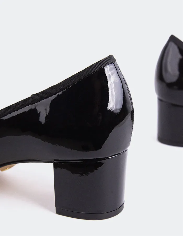 Ruslan Black Patent Chic Appeal Flexibility