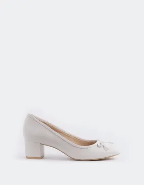 Ruslan White Leather Luxury Look Fashionable