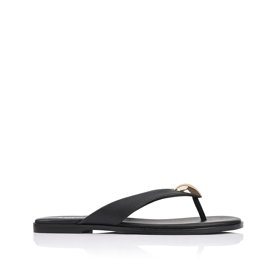 Outdoor Footwear Sara Casual Thongs - Black