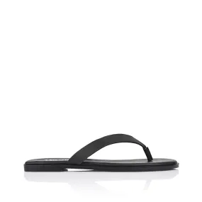 Sascha Casual Thongs - Black Easy Walk Island Mood