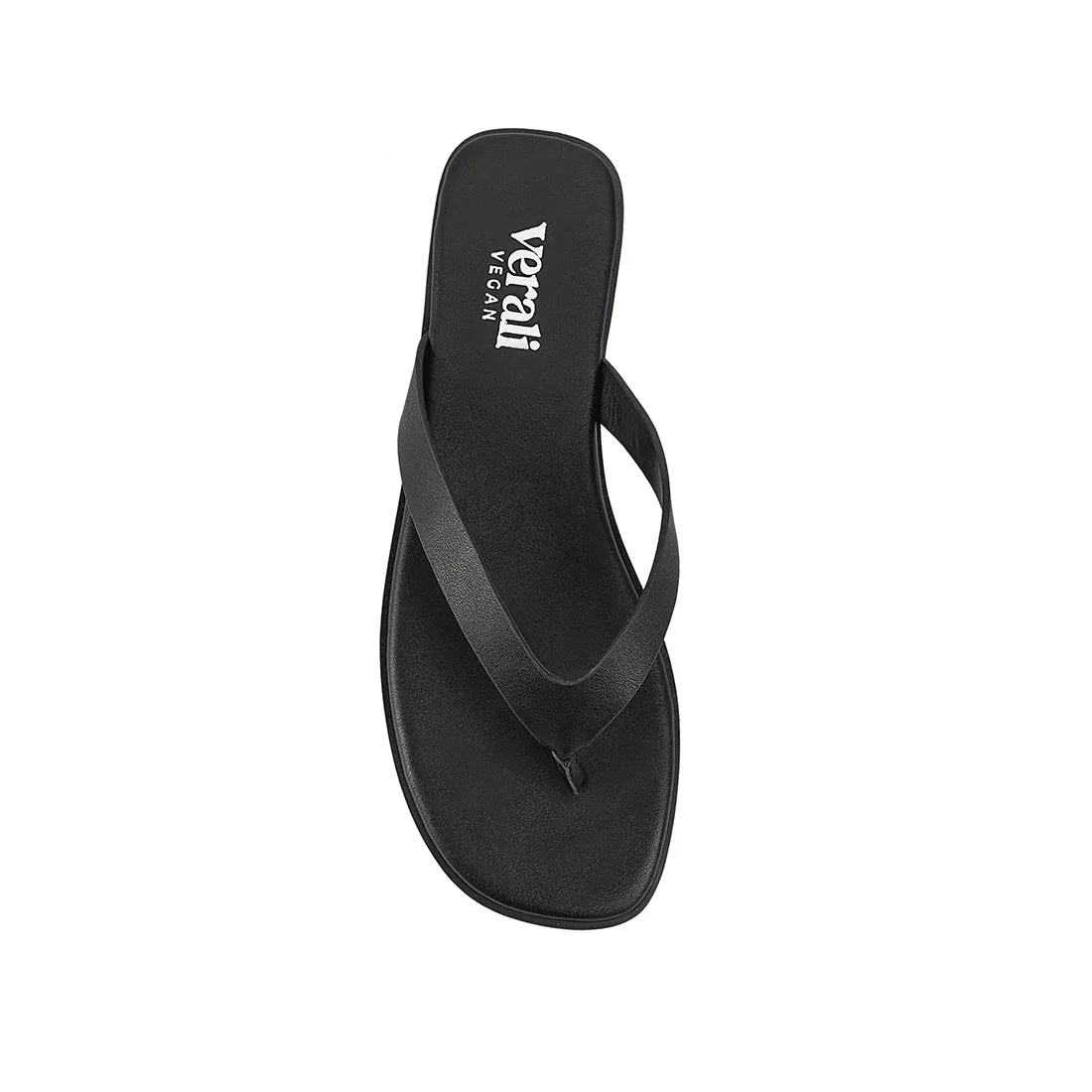 Sascha Casual Thongs - Black Home Safe