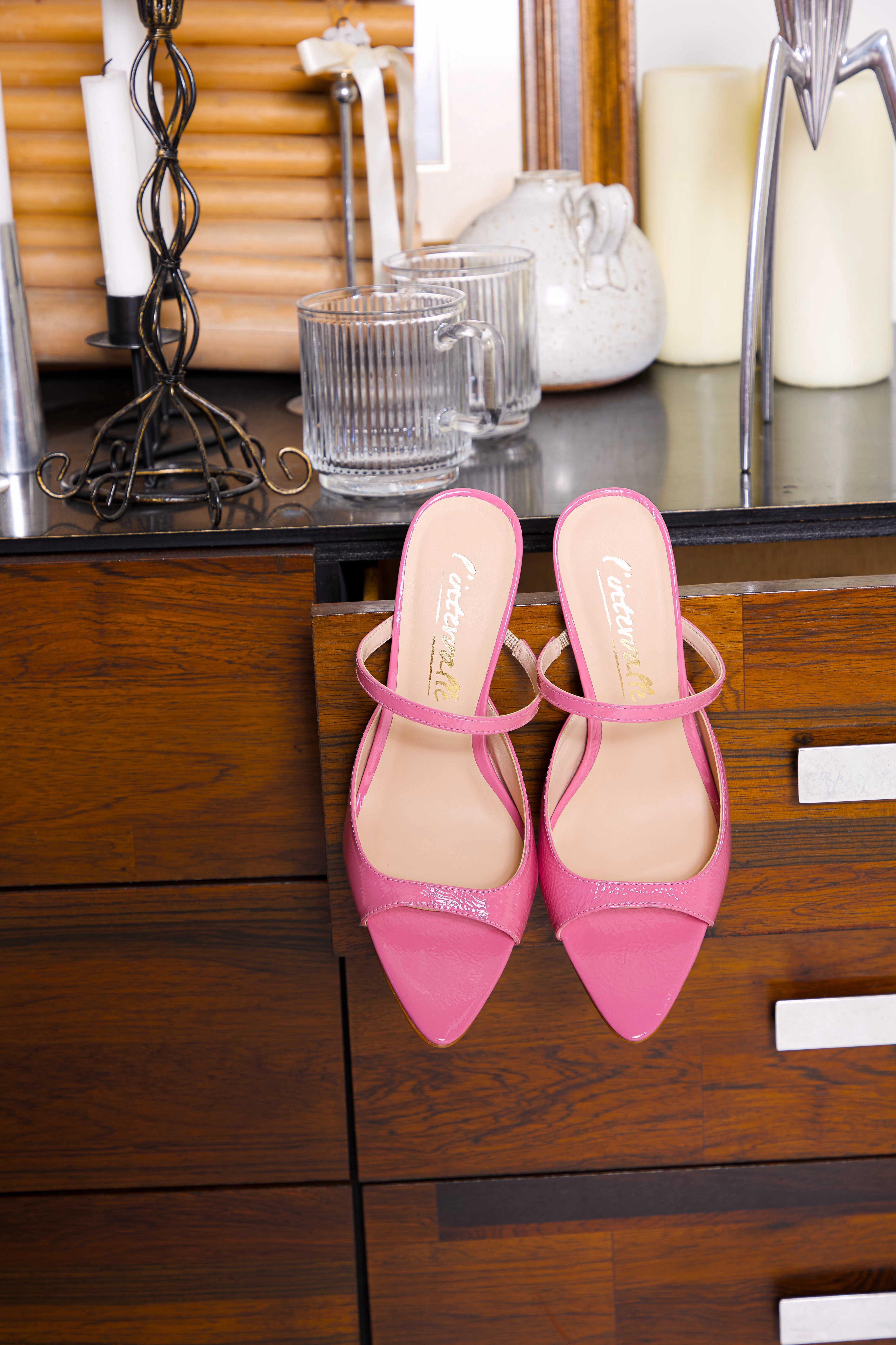 Scilla Pink Naplack Speed Enhancement Quick Relax Fit Shoes