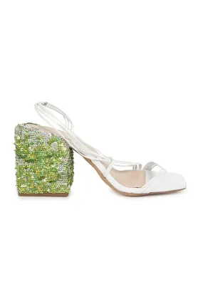 [WS5416] Jacquemus | High heel sandals Suede Heels Open Heel Shoes