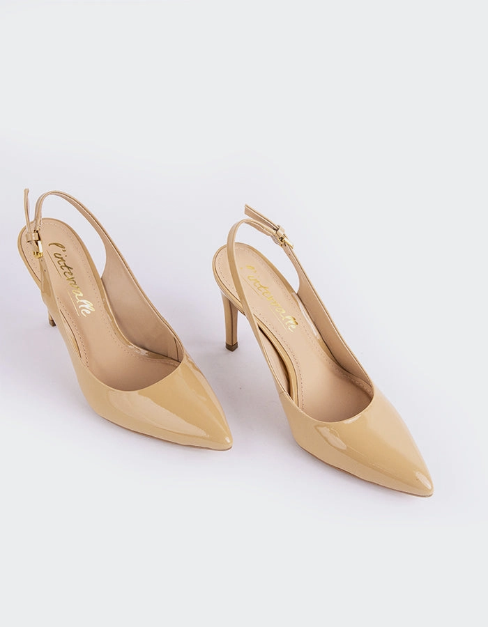 Morisha Nude Patent Minimal Mood Comfy Pumps