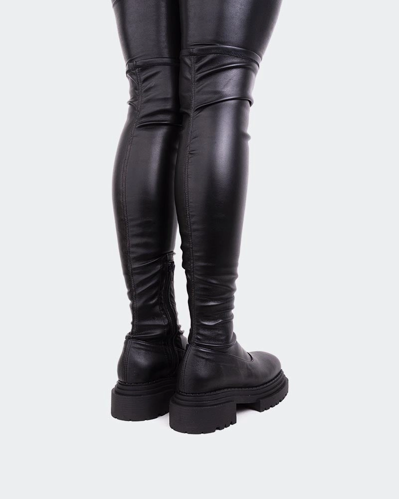 Long Walks Perfect Winter Style Potka Black Stretch