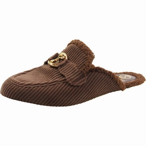 Supportive Fit Relaxed Style Shelby Cozy Womens Ribbed Man Made Slide Slippers