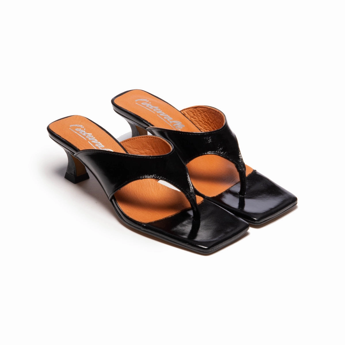 Instant Footwear Fit Khalo Black Leather