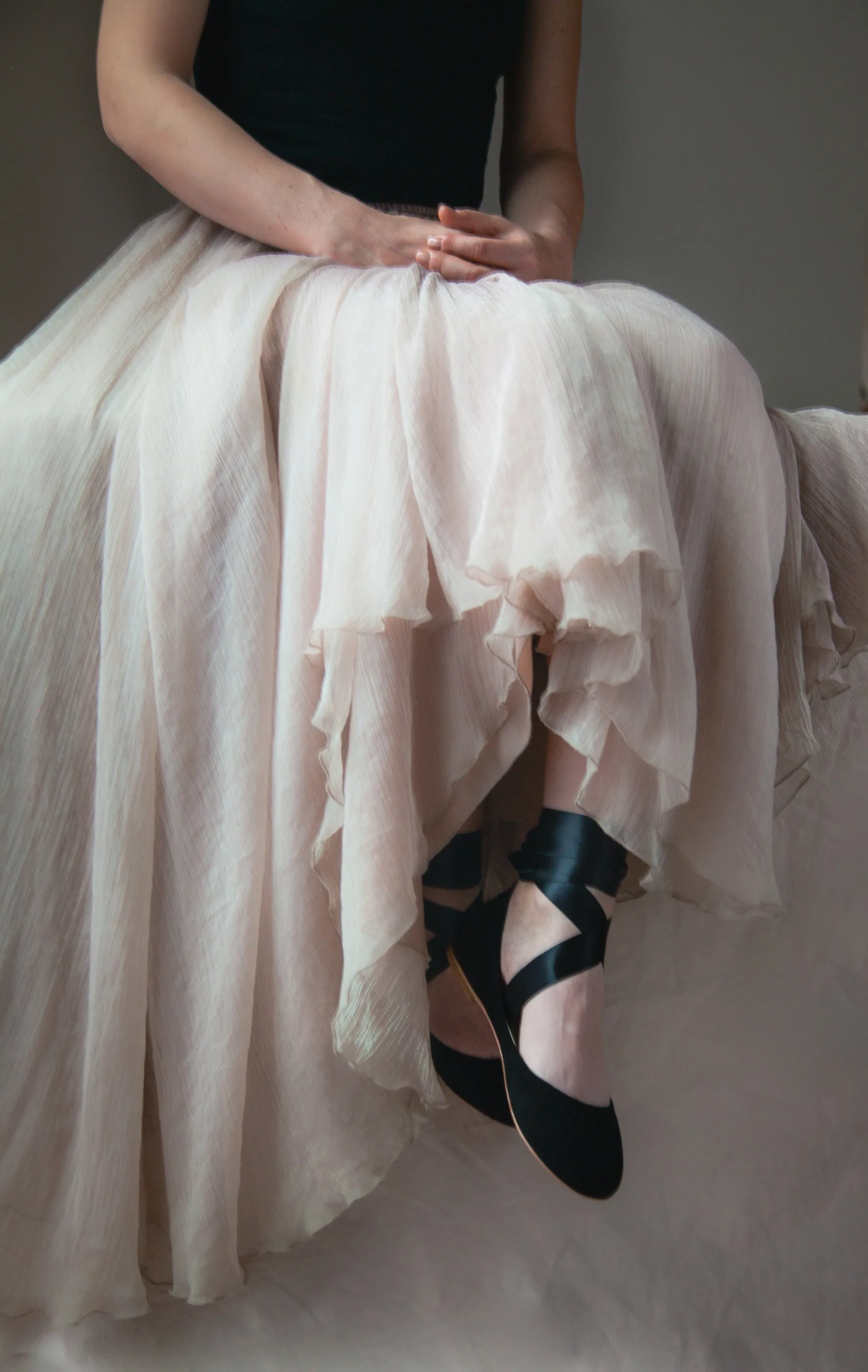 Play Day All-Occasion Shoes SIENNA BALLET FLATS - BLACK NUBUCK