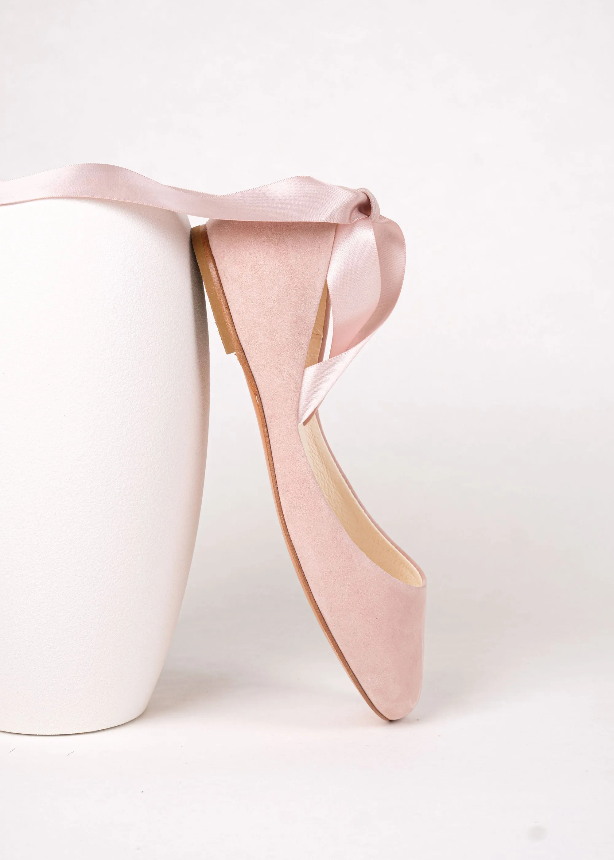 Forest Air Love Glow SIENNA BALLET FLATS - BLUSH NUBUCK