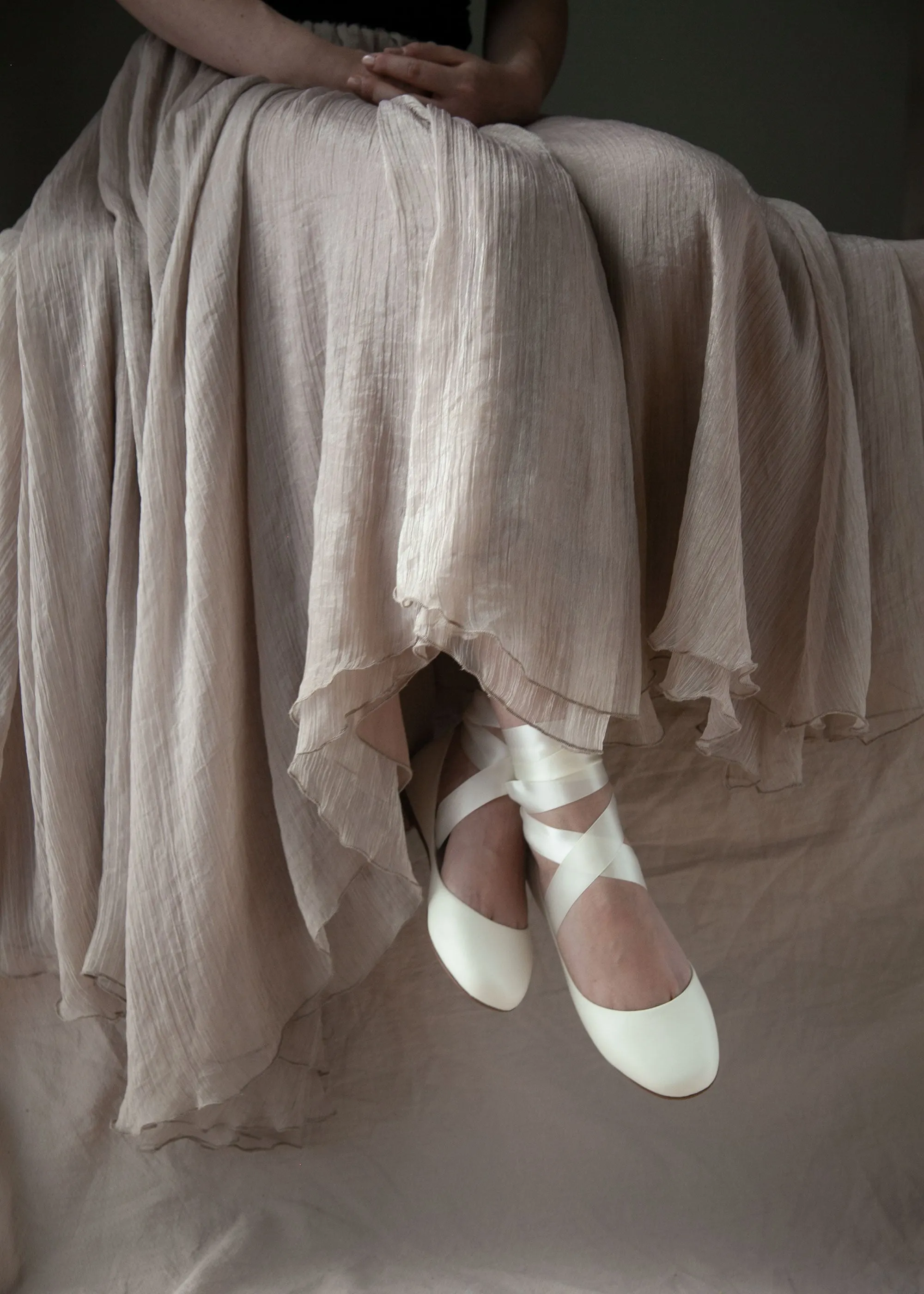 SIENNA BALLET FLATS ?C LIGHT IVORY Everyday Comfort Music Mood