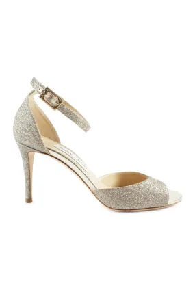 [WS5613] Jimmy Choo | High heel sandals Comfy Bridal Heels light texture