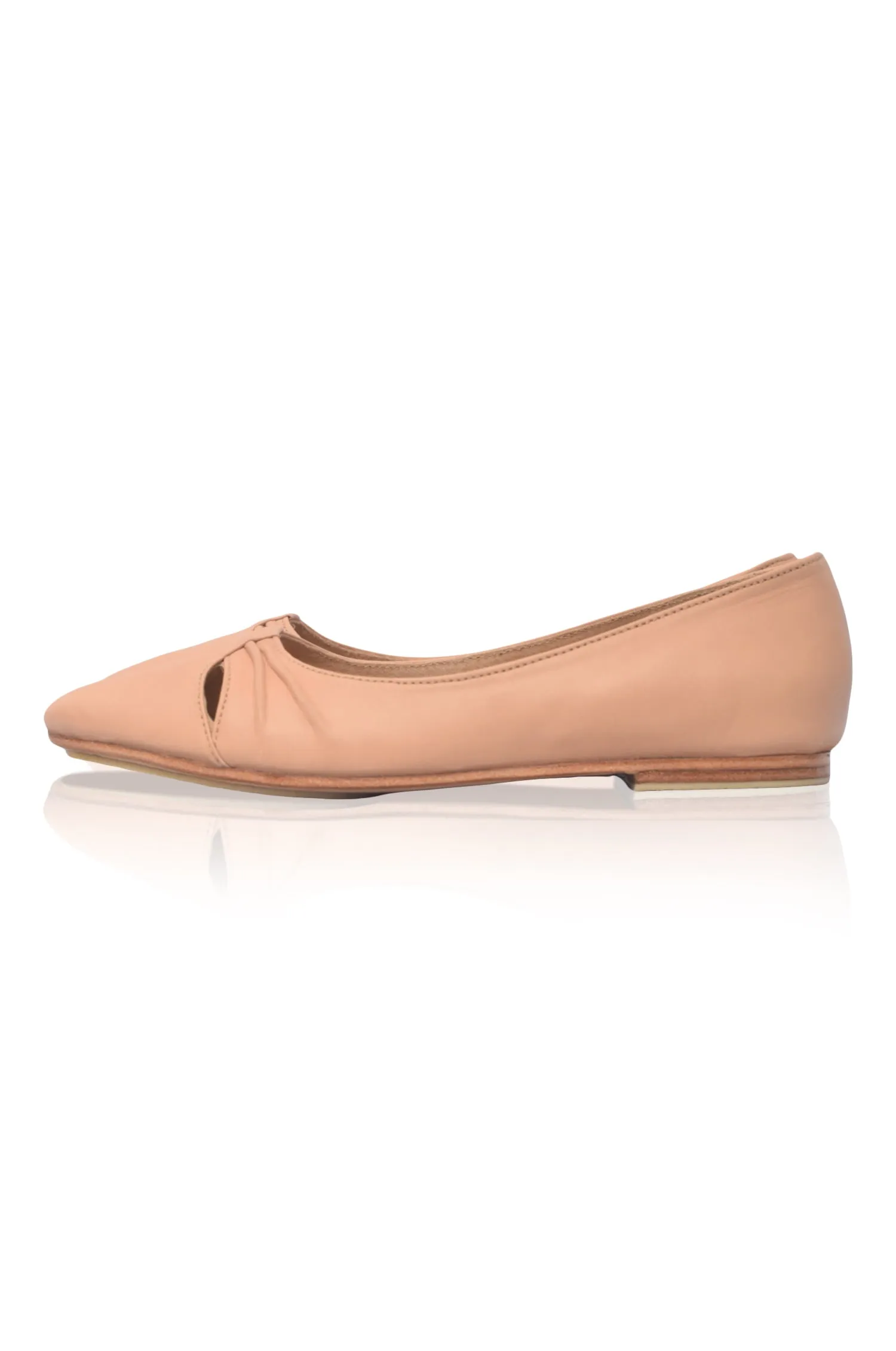 Siren Pointy Toe Ballet Flats Comfortable Walk