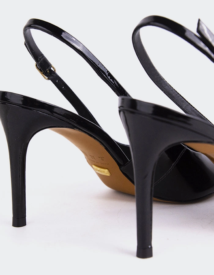 Borage Black Patent Party Shoes