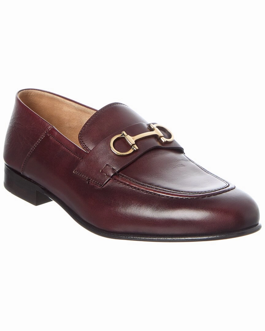 Street Pace Ferragamo Ottone Leather Loafer