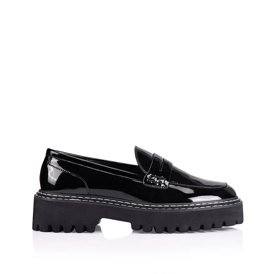 Neo Chunky Loafers - Black Patent Smooth ride kids wear