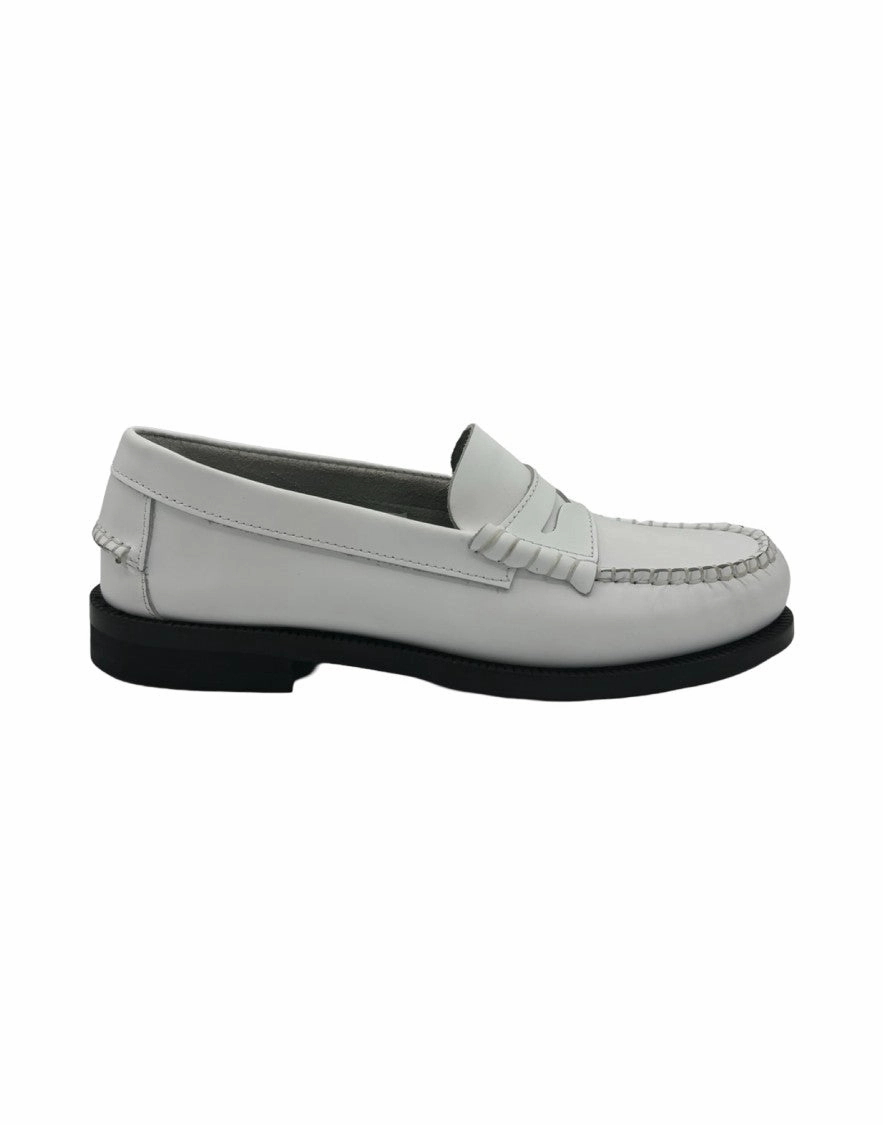 Off-White Leather Women's Oxford Loafer Go Easy Padded collar