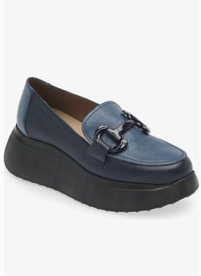 Women's Montreal Platform Loafer In Noche/jeans Path Safe