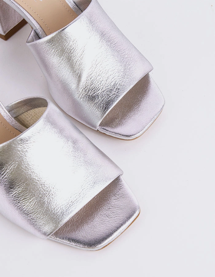 Clarabelle Silver Leather All Day Wear