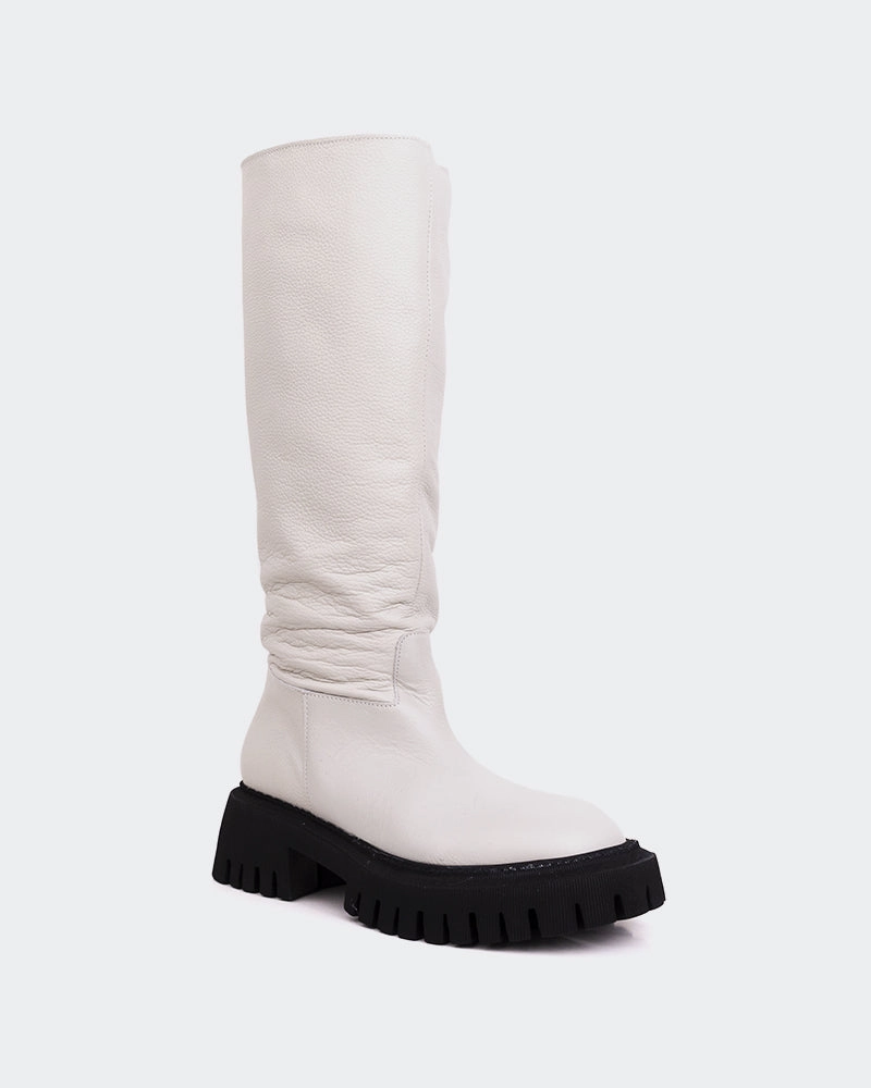 Rector Off White Leather Waterproof Mountain Climber