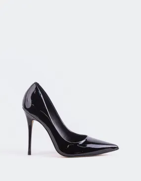 Smooth Finish Anti Slip Sole Teeva Black Patent