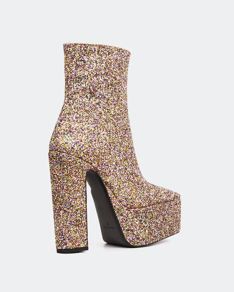 Pepper Brown Glitter Minimal Chicwear