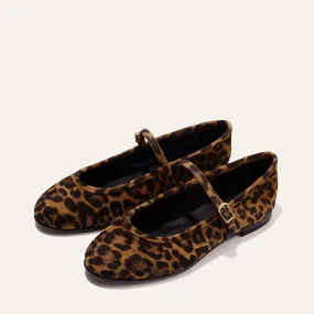 The Demi Jane - Leopard Suede Slip Guard