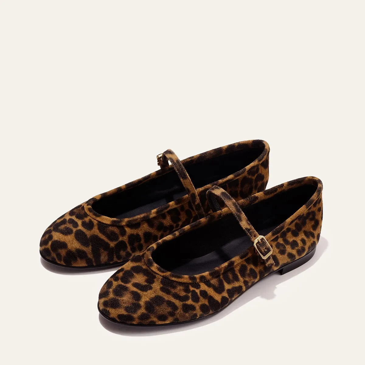 The Demi Jane - Leopard Suede Slip Guard