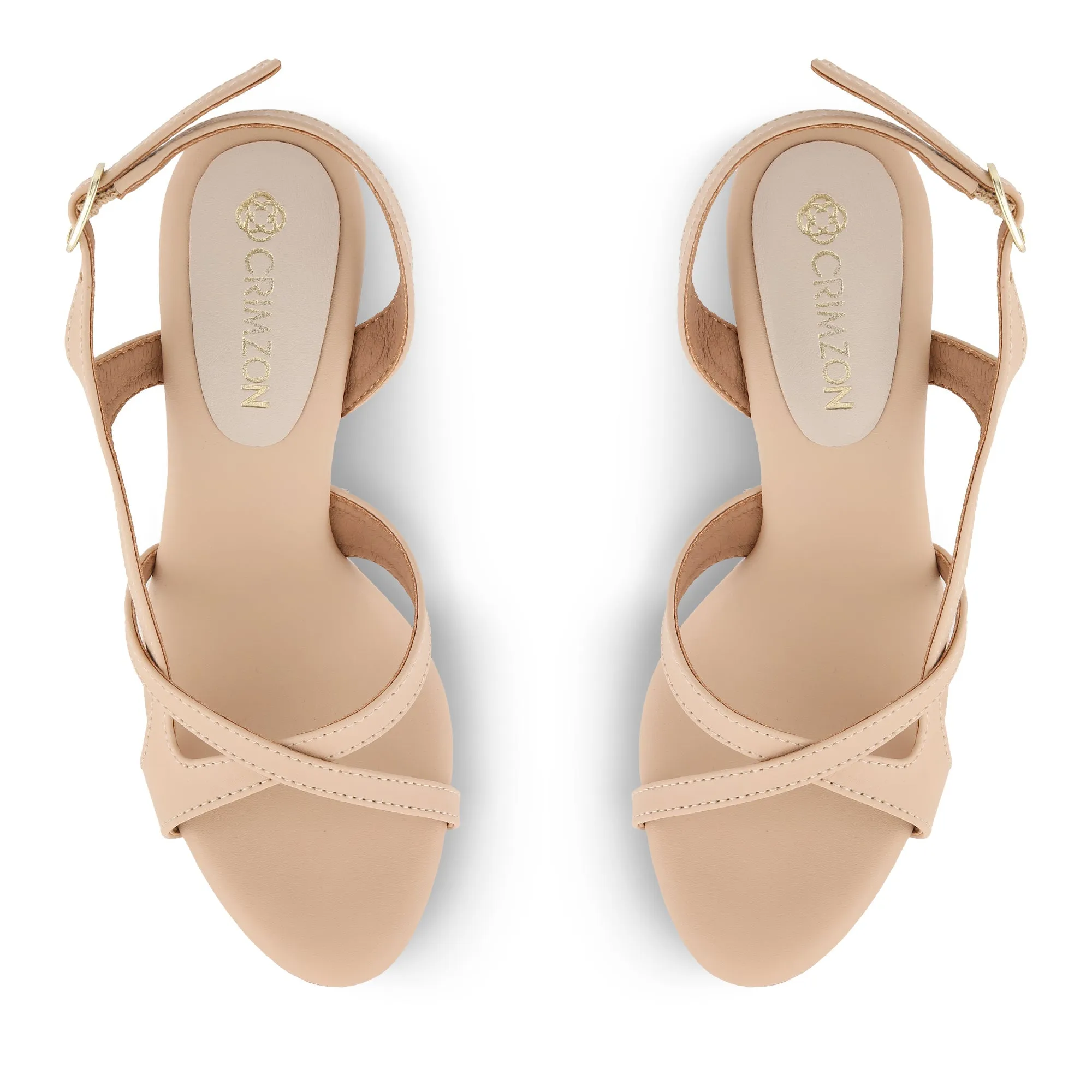ISABELLE- BEIGE STILETTOS Fashion Stiletto Sandals