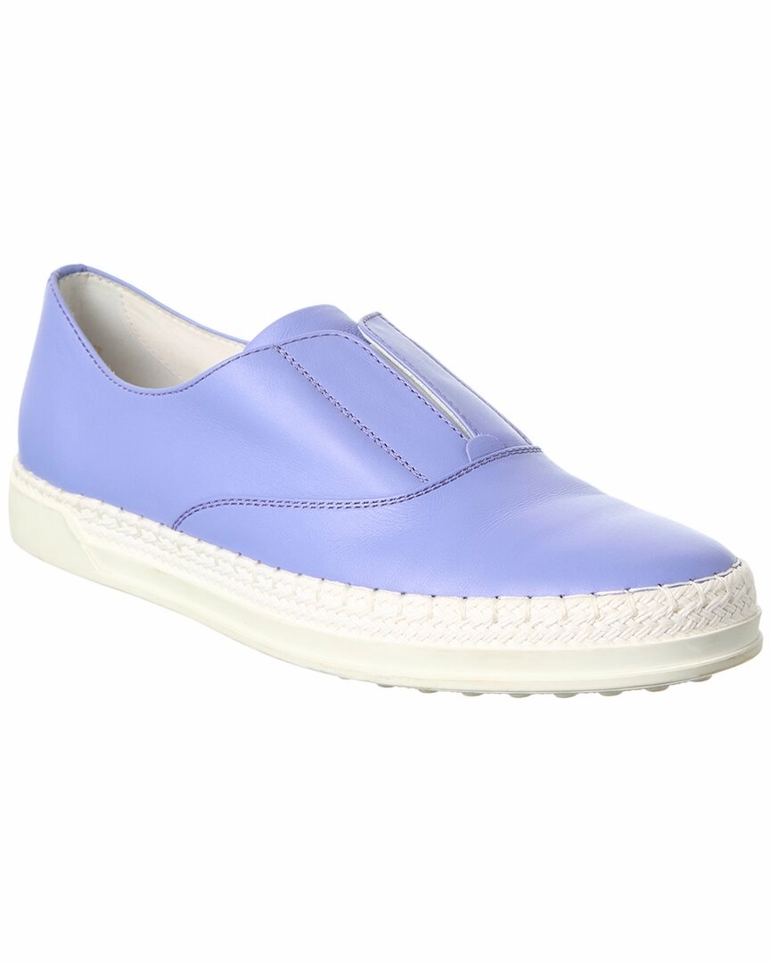 Weekend Style TOD??s Leather Slip-On Sneaker