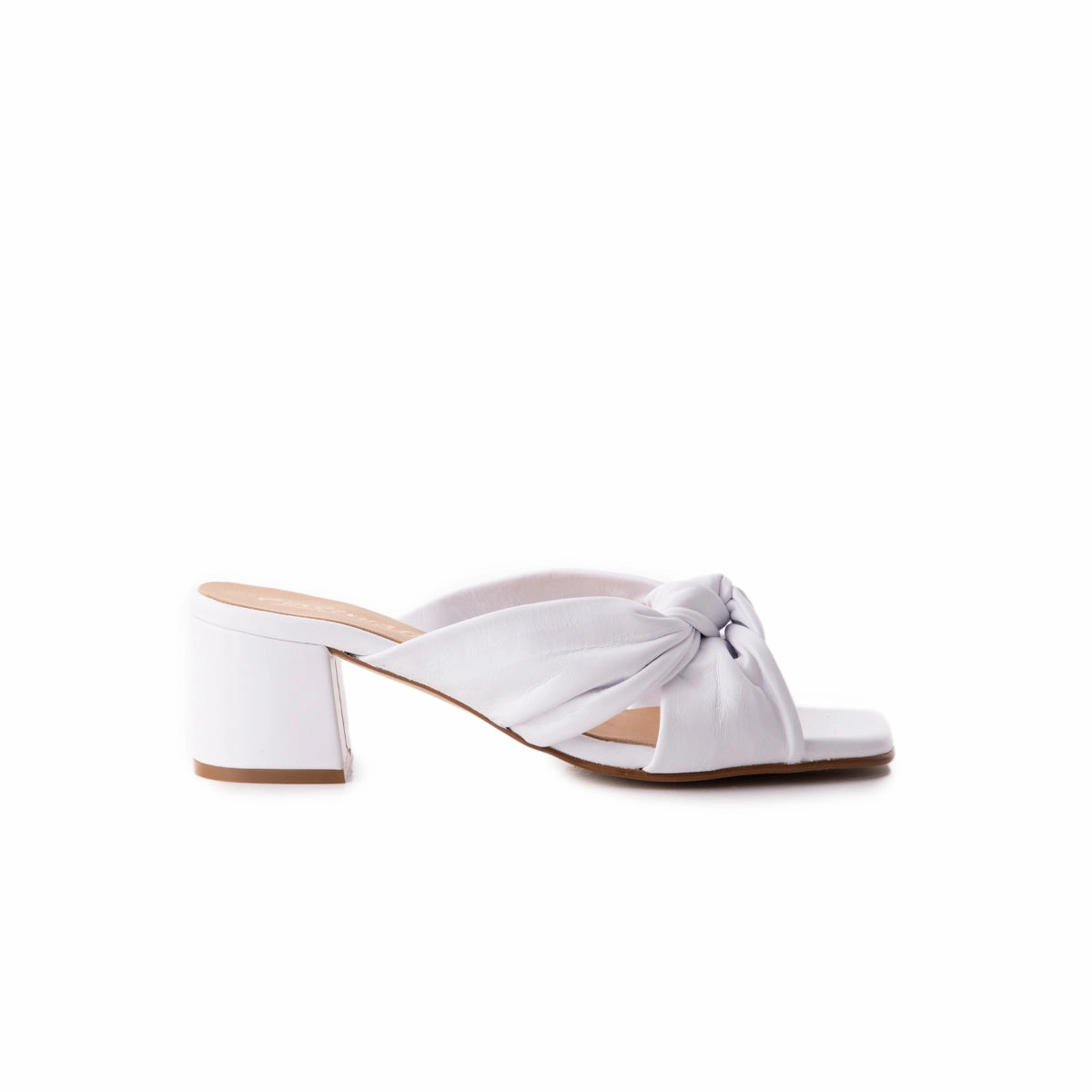 Effortless Foot Slip Sobral White Leather
