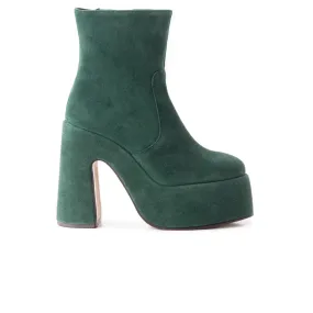 Fashion Ready Relaxed Day Daze Dark Green Suede