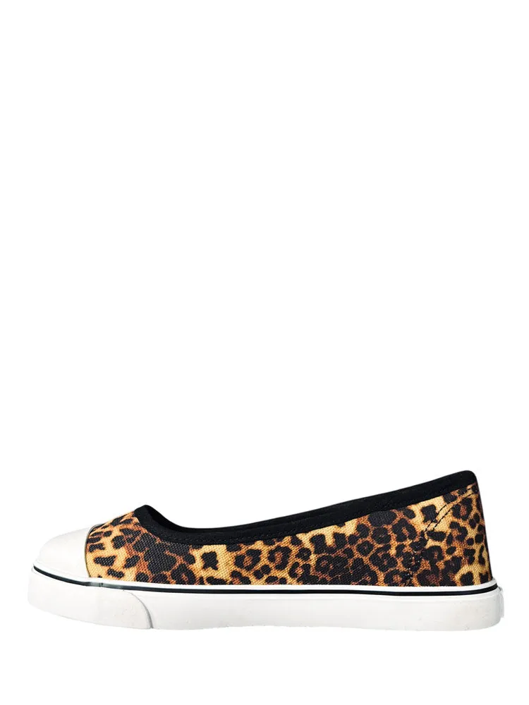 Field Walk Supportive Design EMILY LEOPARD - BLACK/TAN/WHITE