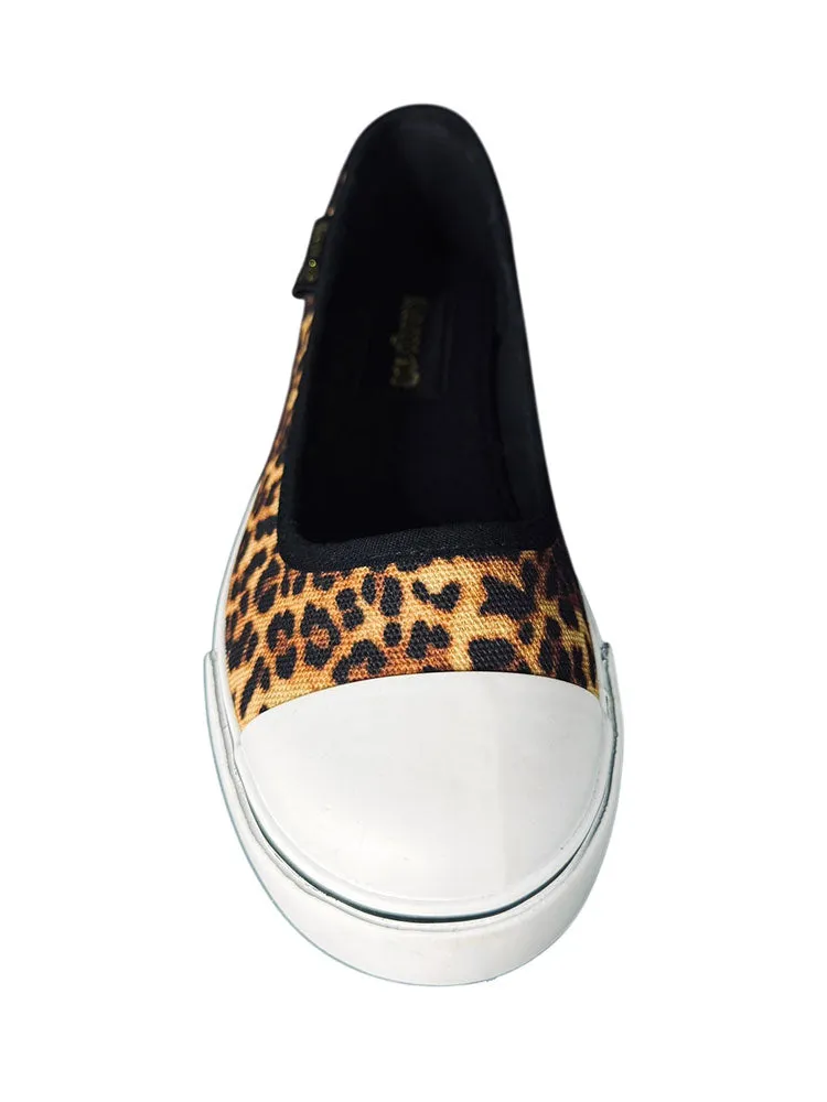 EMILY LEOPARD - BLACK/TAN/WHITE Soft Step