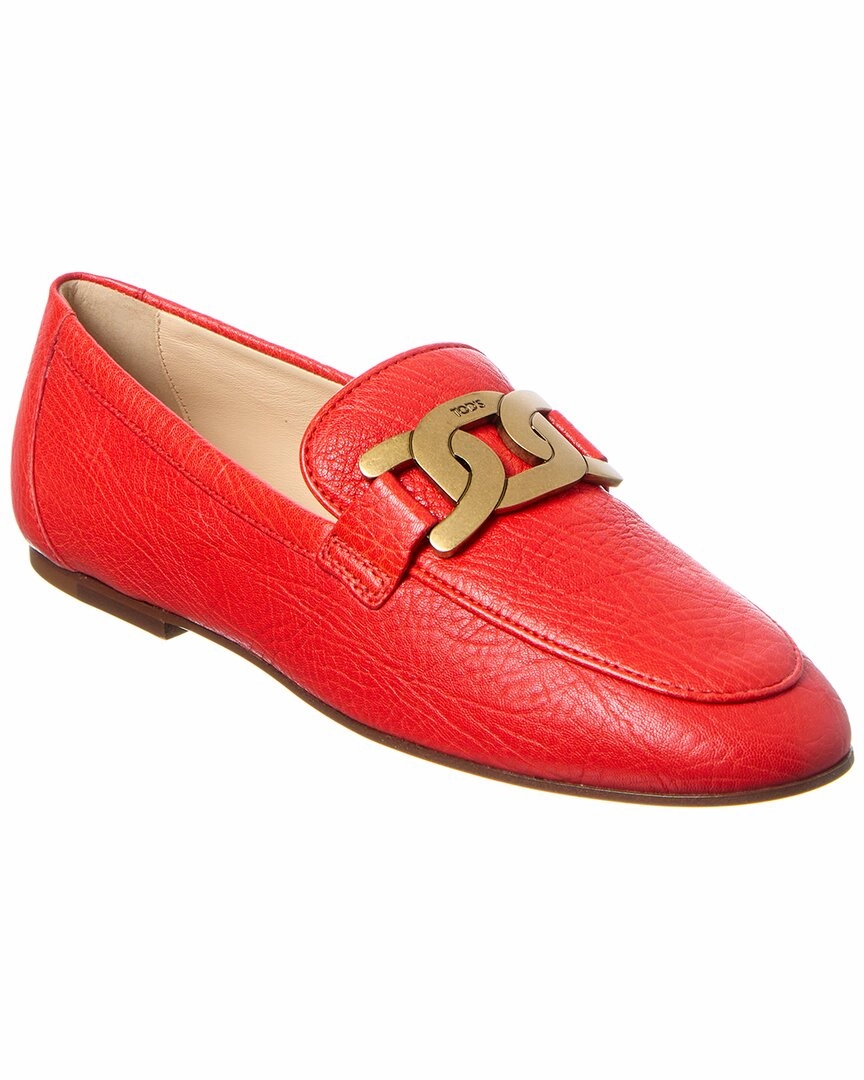 TOD??s Cuoio Leather Loafer Kind Feel Walk Strong