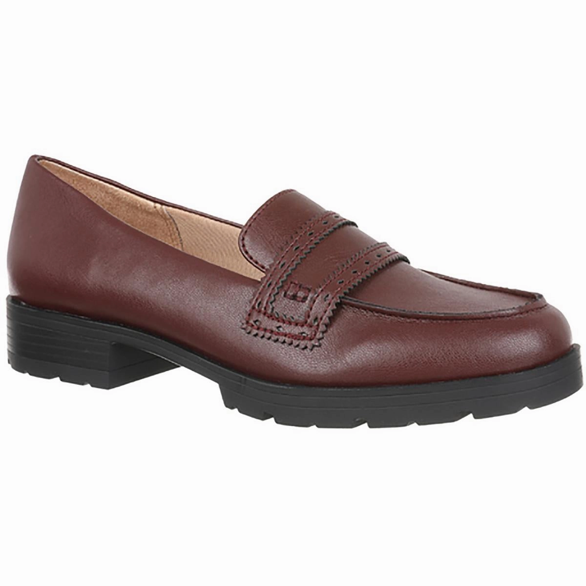 Joy Step London Womens Faux Leather Slip On Loafers