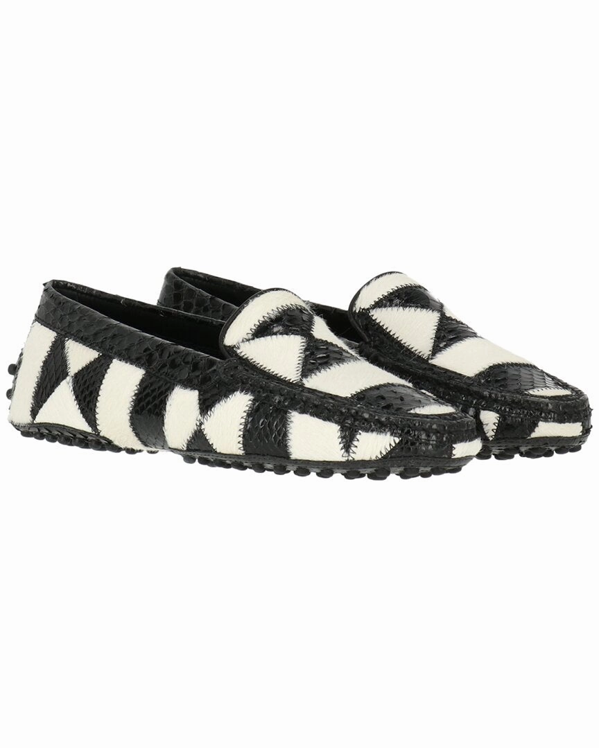 TOD??s All Over Design Leather Loafer Professional Fit