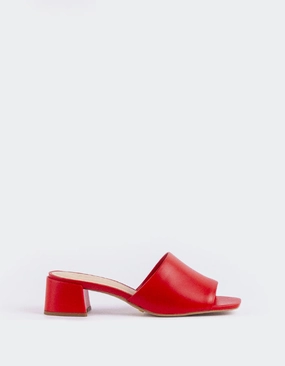 Fortunata Red Leather HighTop