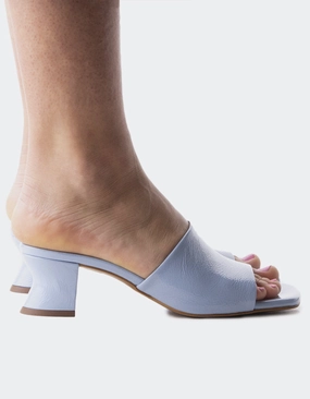 Pico Light Blue Naplack Relaxing Walk Shoes Ankle Strap