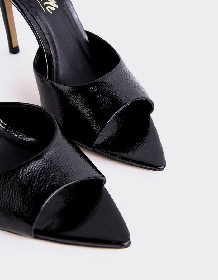 Indoor Use Slide Comfort Thelma Black Naplack