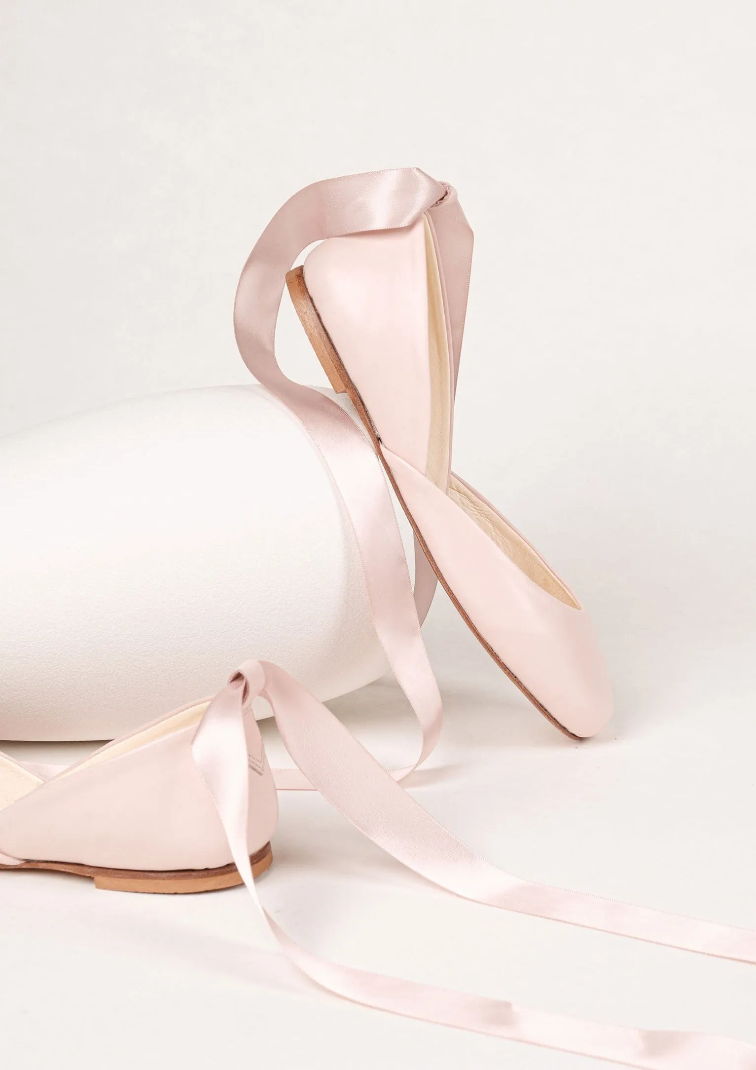 Special edition LUNA Ballet Flats - Blush Canvas Material