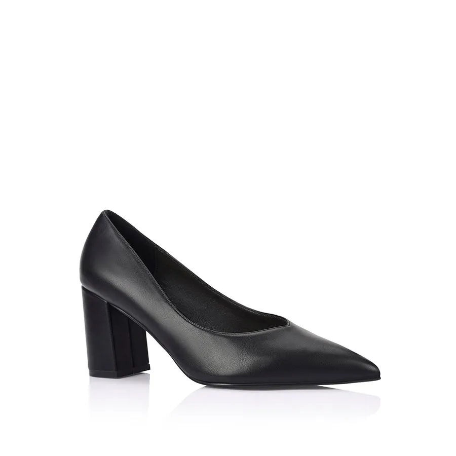 Comfort Cushion Elliot Block Heel Pumps - Black